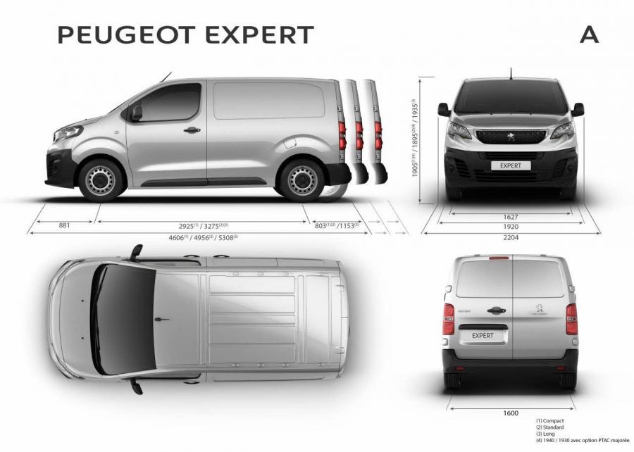 Схема Peugeot Expert 2016 года  (фото 33 из 48)
